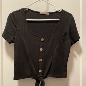Front tie crop top!
